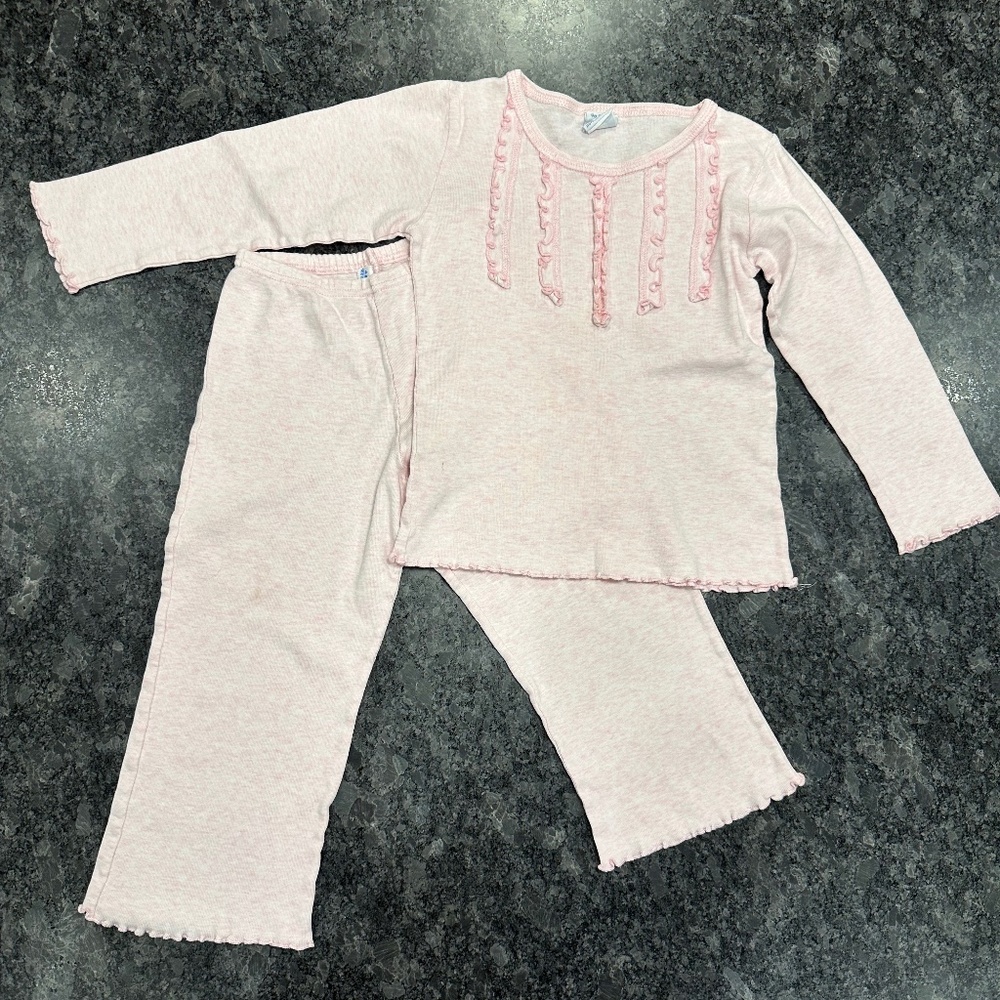 Petit Bateau Pajamas - Girls size 4a